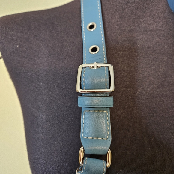 Coach Factory Blue Leather Hobo Bag Hampton Soho NWOT Vintage Y2K - Picture 5 of 14